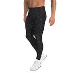 Dark Geometric Visions Men's Leggings