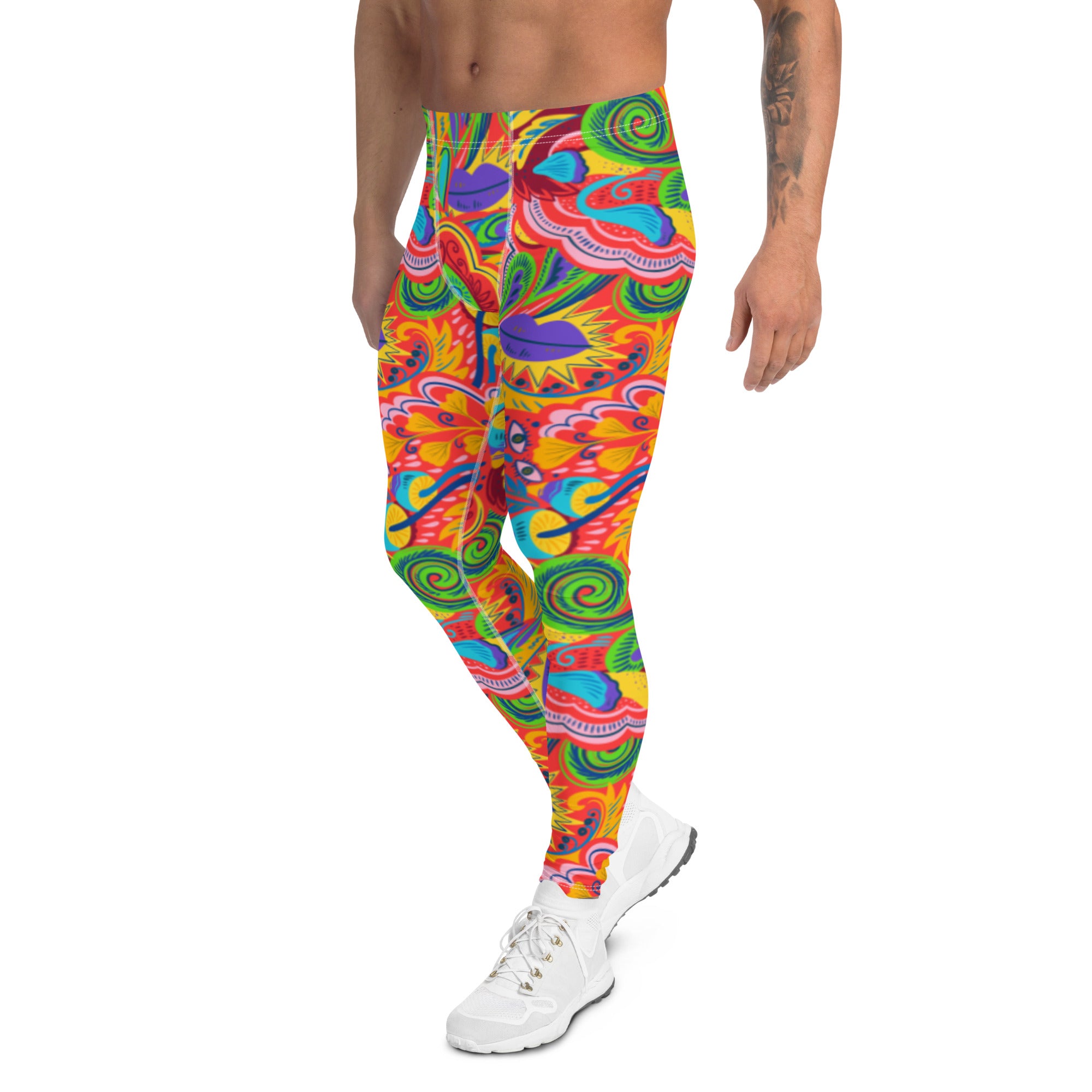 Funky Men's Leggings Colorful Meggings