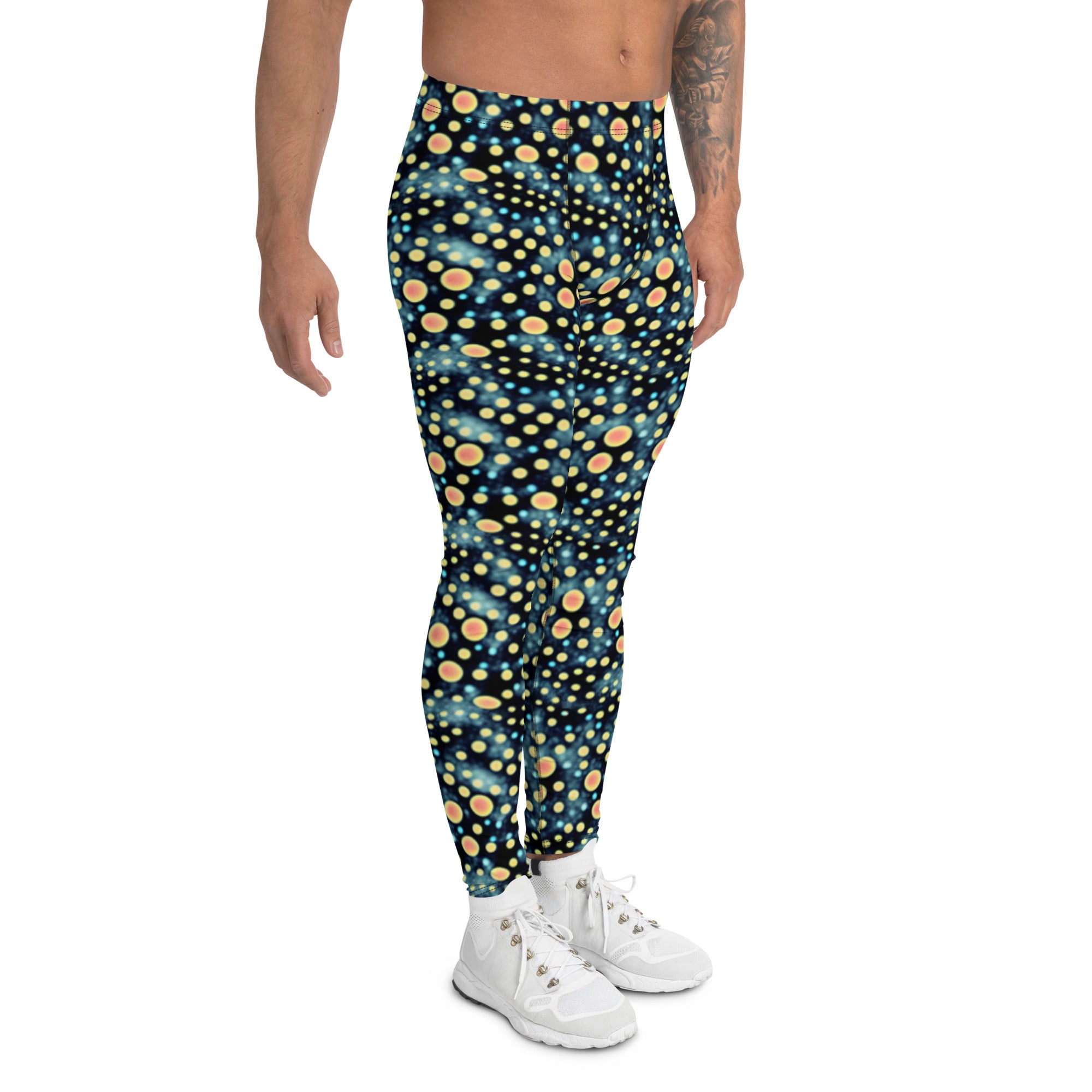 Polka Dot Blur Men's Rave Leggings