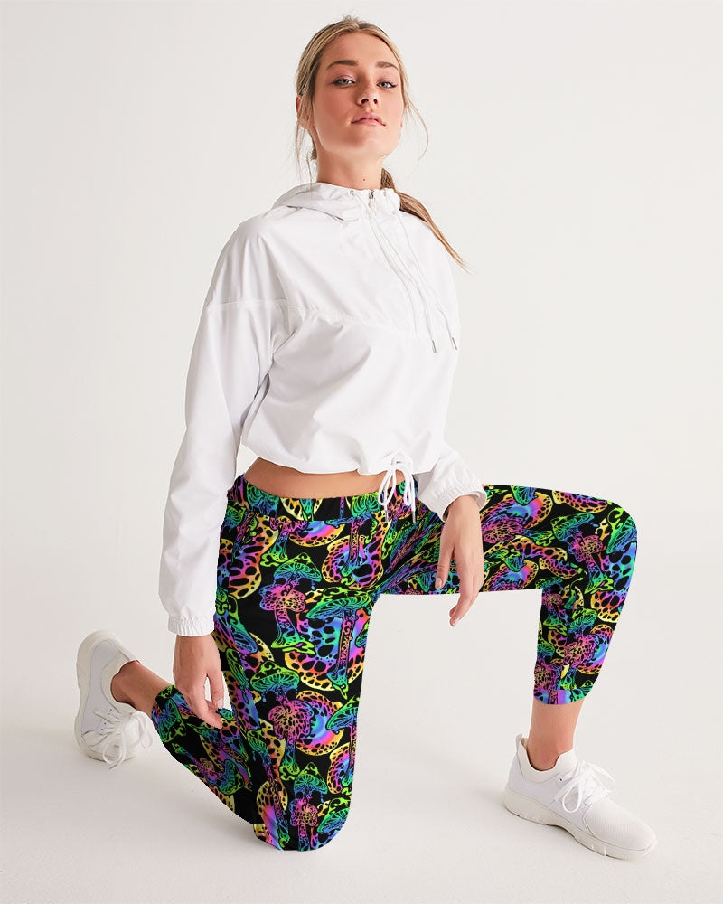 Glowing Psychedelic Mushrooms Women's Track Pants