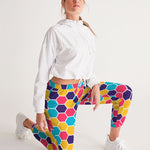 Colorful Honeycomb Women's Track Pants