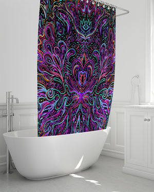 Shamanic Magick Psychedelic Shower Curtain