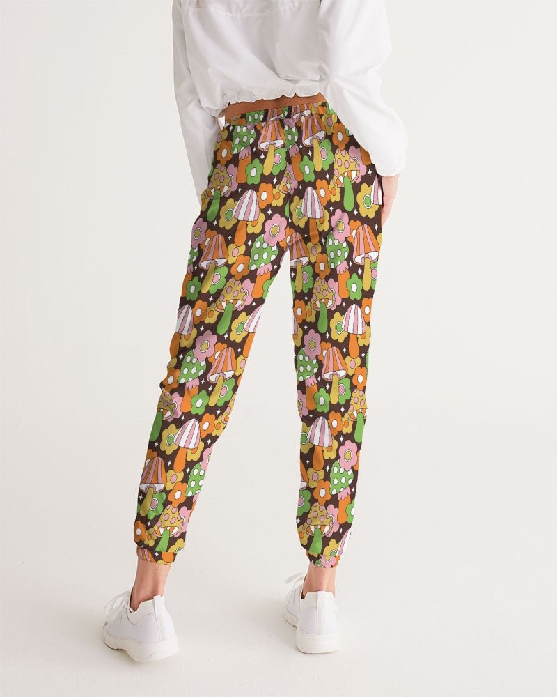 Retro Hippie Mushrooms Women's Track Pants