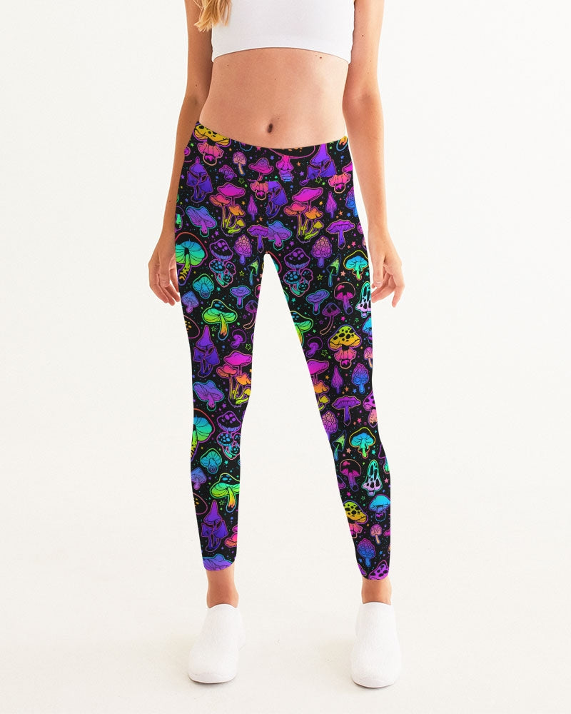 Magic Mushroom Glow Women's Yoga Pants