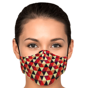 Pixel Triangles Face Mask - Mind Gone