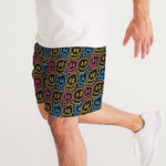 Drippy Smiley Faces Men's Jogger Shorts