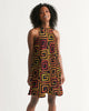 Aztec Orange Women's Halter Dress