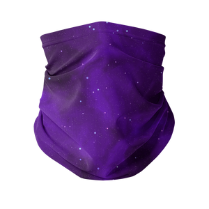 Purple Space Nebula Neck Gaiter