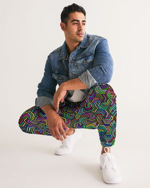 Trippy Isometric Men's Track Pants