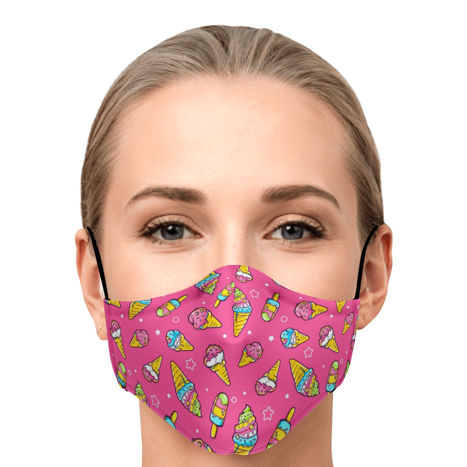 Pink Icecream Face Mask With Filters - Mind Gone