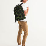 Tropical Jungle Snakes Leaves Large Backpack