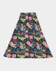 Hibiscus Floral Tropics Women's A-Line Midi Skirt