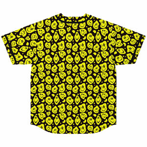 Drippy Melting Smiley Face EDM Jersey