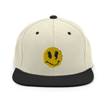 Trippy Stoner Smiley Face Snapback Hat
