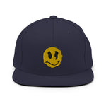 Trippy Stoner Smiley Face Snapback Hat