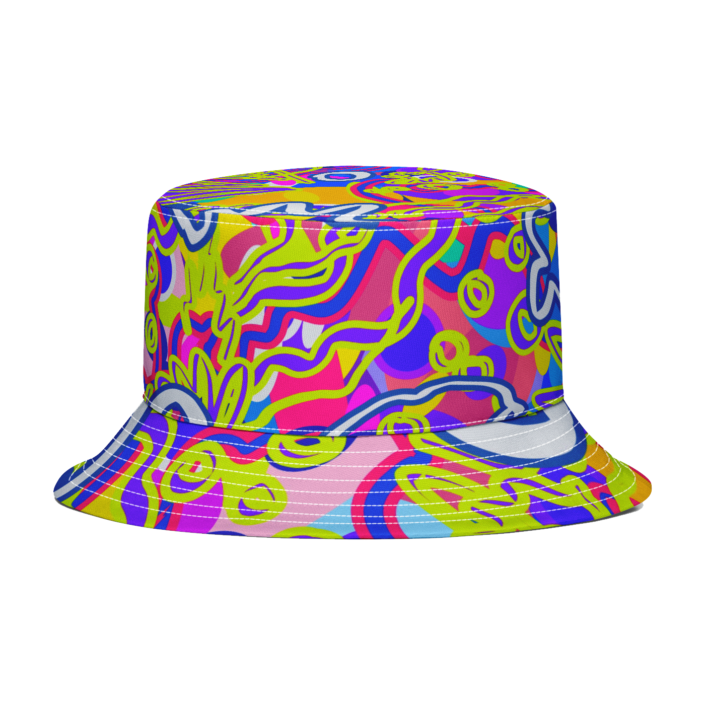 Crazy Psychedelic Rave Bucket Hat