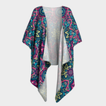 Mandala Medallion Draped Kimono Wrap