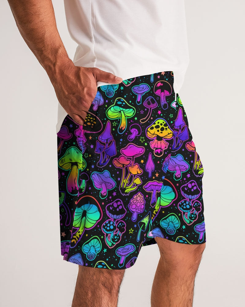 Magic Mushroom Glow Men's Jogger Shorts