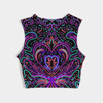 Shamanic Magick Psychedelic Women's Twist-Front Tank