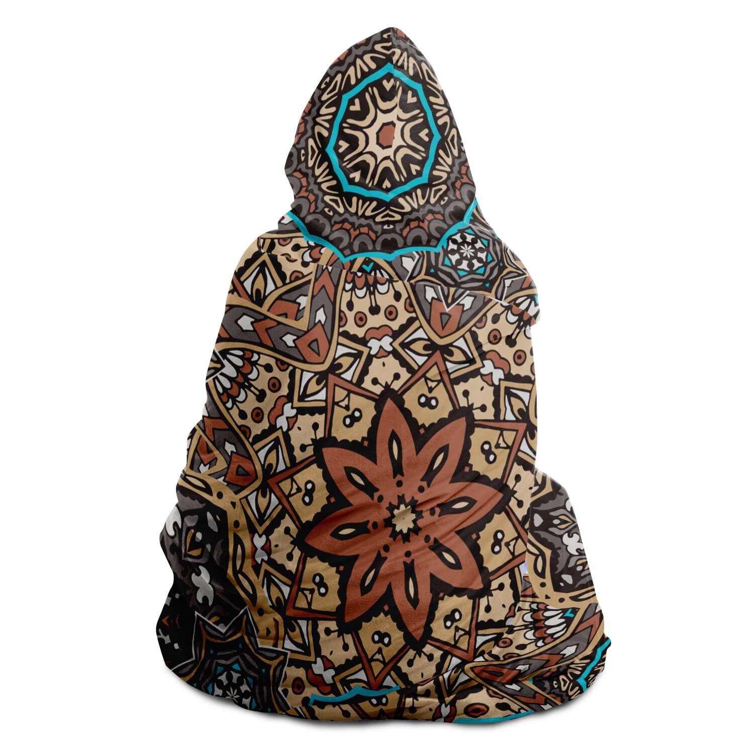 Oriental Mandala Art Hooded Blanket - Bohemian - Mind Gone