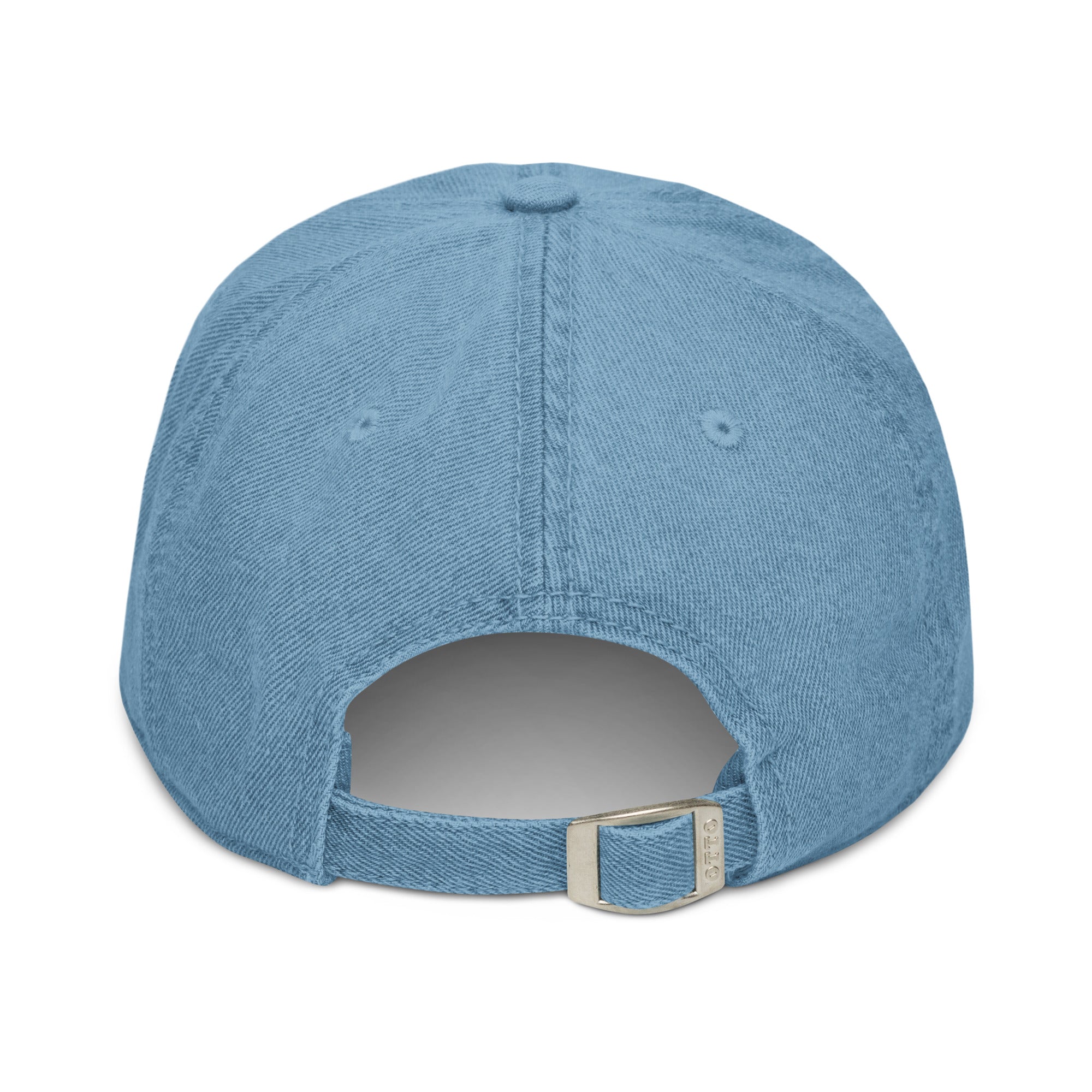 Dripping Melted Skull Denim Hat