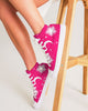 Pink Celestial Sun & Moon Women's Hightop Canvas Shoes