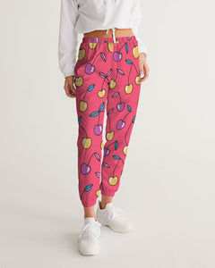 Cherry Pink Pattern Women's Track Pants