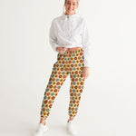 Retro Colorful Smiling Flowers Women's Track Pants