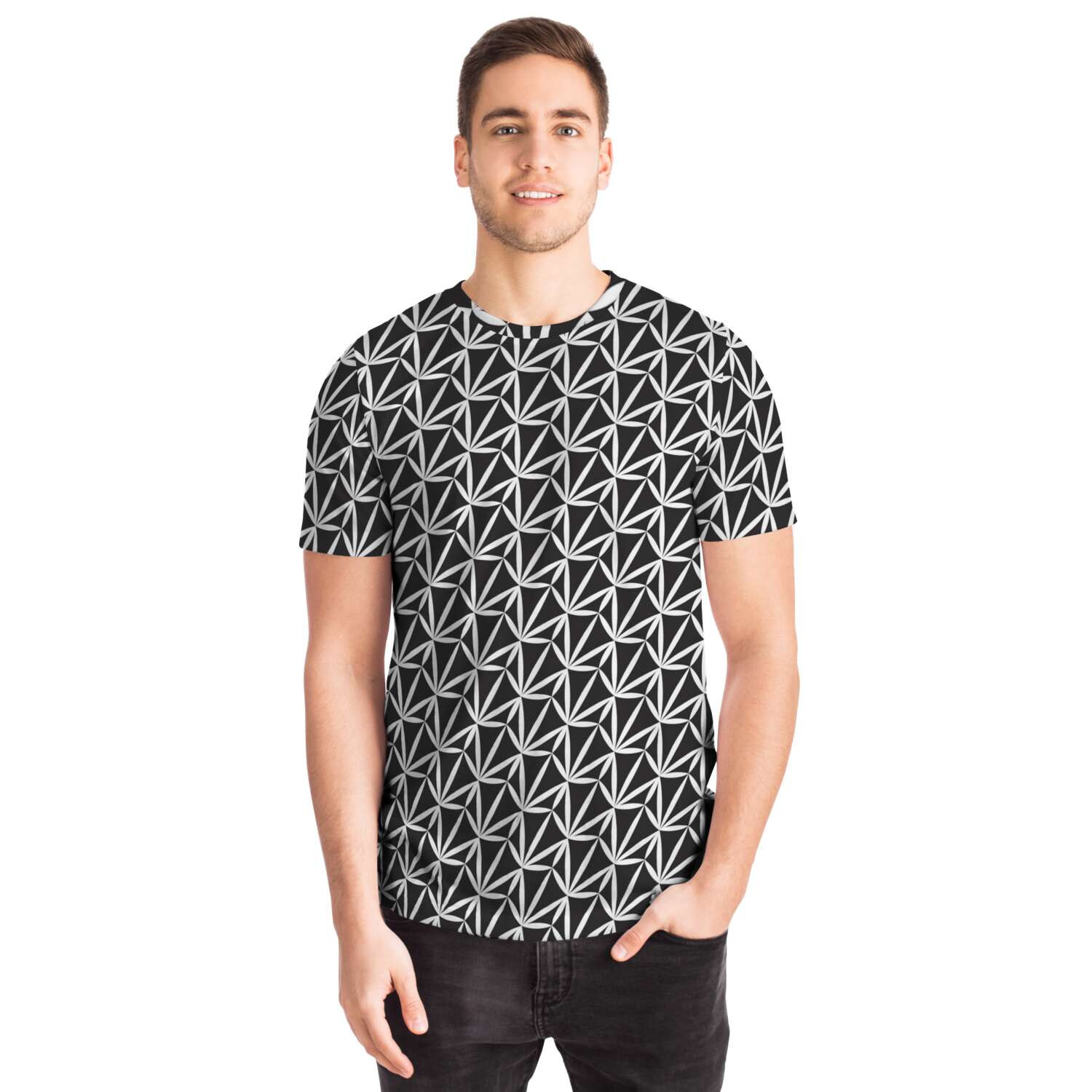 Trippy Mind Bender T-Shirt - Unisex Geometric Clothing - Mind Gone