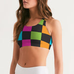 80s Retro Pop Women's Seamless Sports Bra