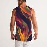 Trippy Fire Flow Men's Sports Tank