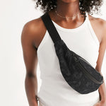 Dark Geometric Visions Crossbody Sling Bag