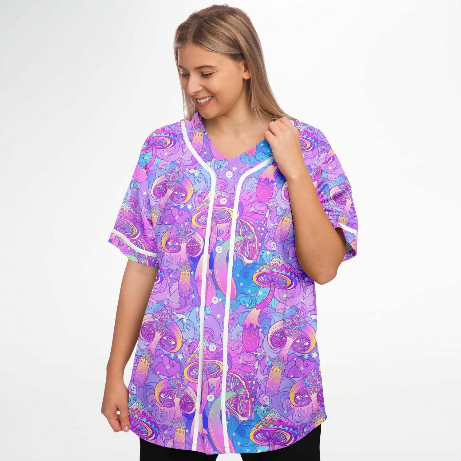 Trippy Magic Mushrooms Rave Jersey