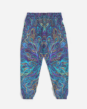 Psychedelic Blue Love Men's Track Pants