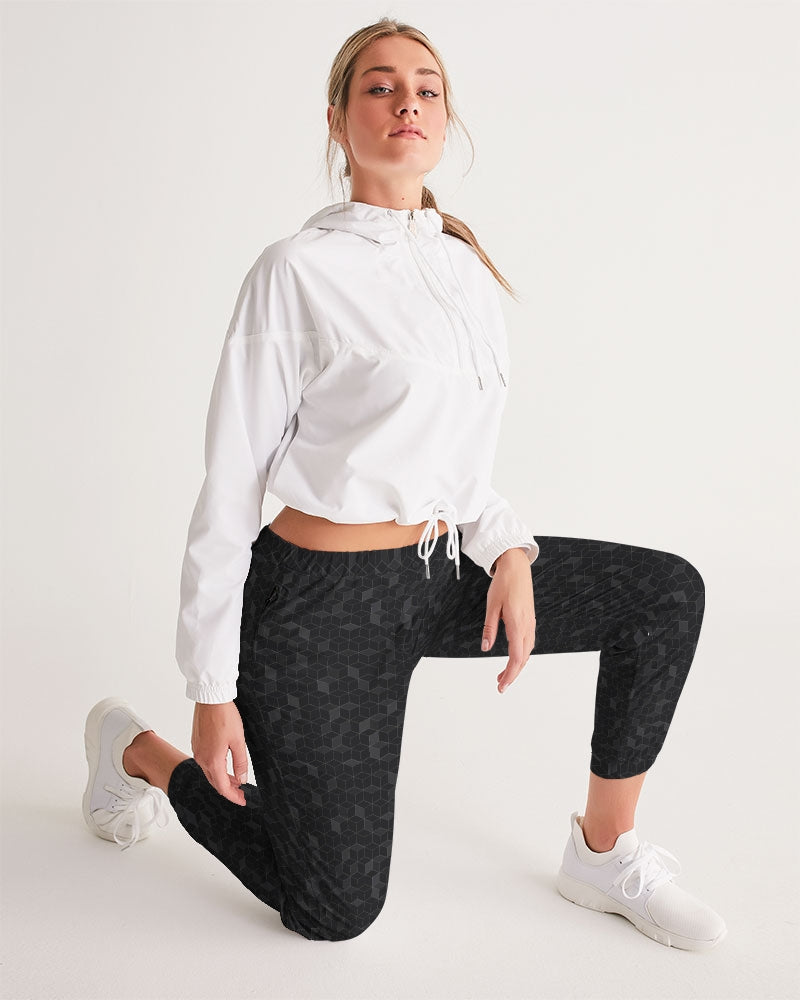 Dark Geometric Visions Women's Track Pants