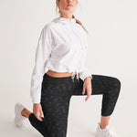 Dark Geometric Visions Women's Track Pants