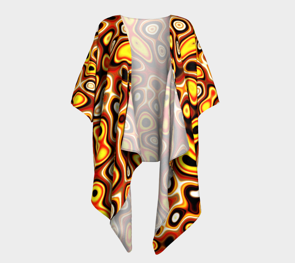 Groovy Hippie Draped Kimono