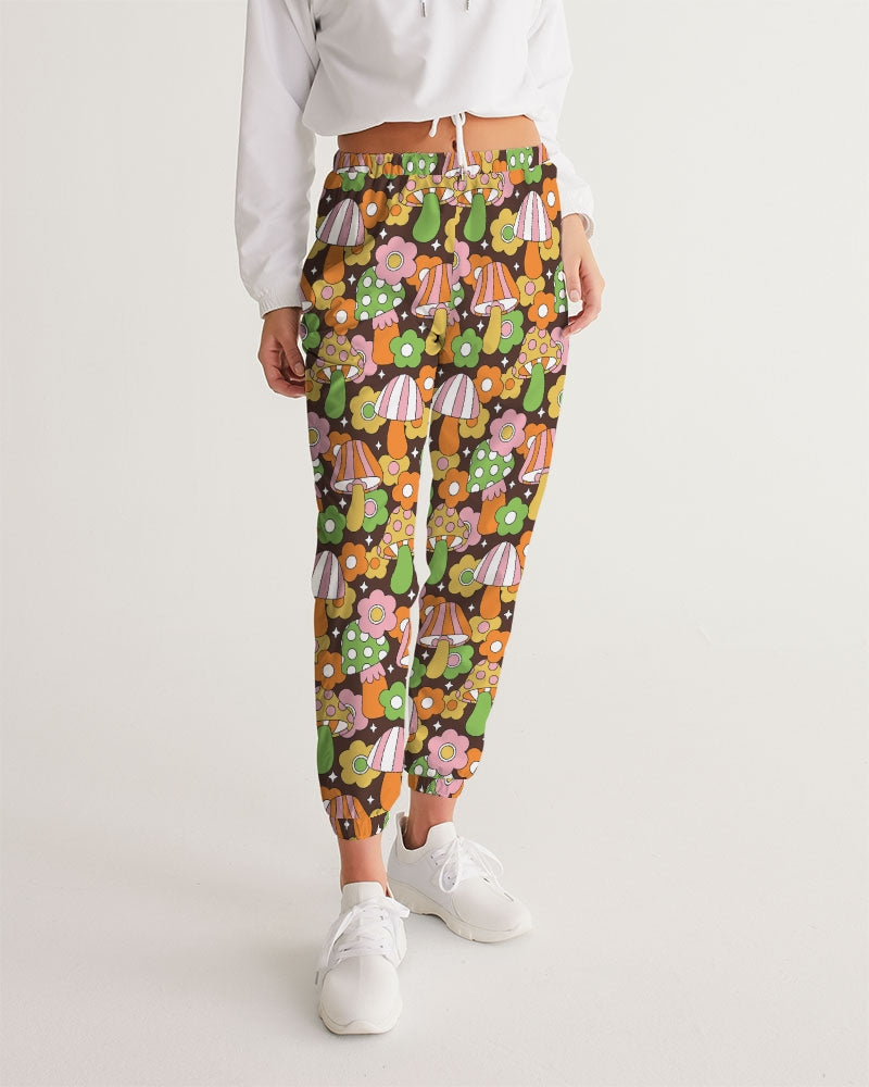 Retro Hippie Mushrooms Women's Track Pants