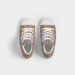 Groovy Summer Rainbows Kids Hightop Canvas Shoes