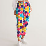 Colorful Honeycomb Women's Track Pants