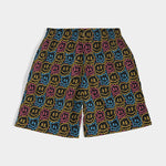 Drippy Smiley Faces Men's Jogger Shorts