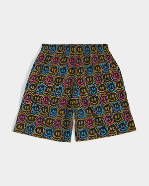 Drippy Smiley Faces Men's Jogger Shorts