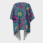 Mandala Medallion Draped Kimono Wrap