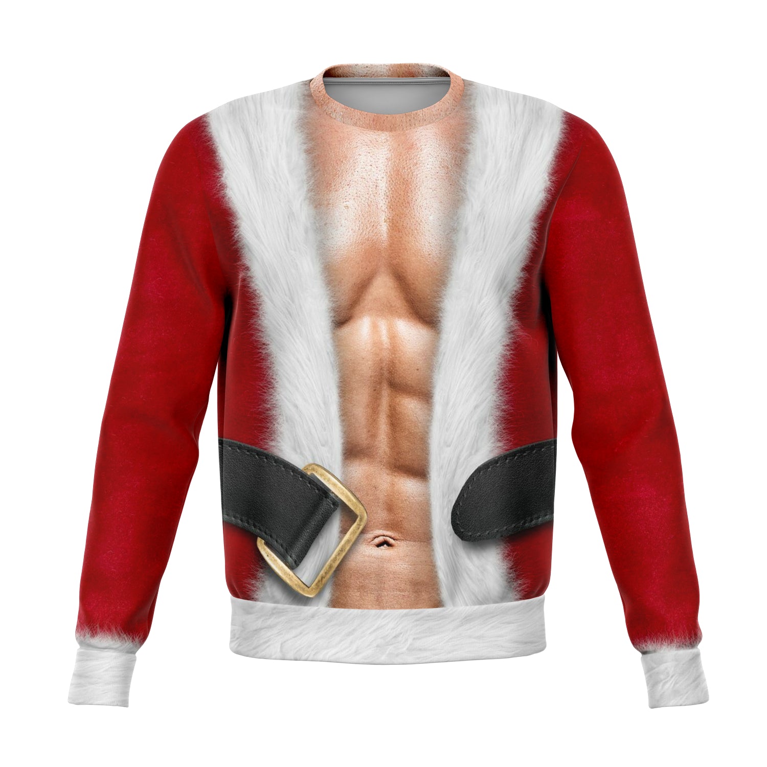 Fit Caucasian Santa Ugly Christmas Sweater - Mind Gone