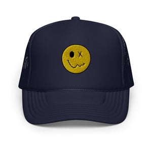 Stoner Happy Face Foam Trucker Hat