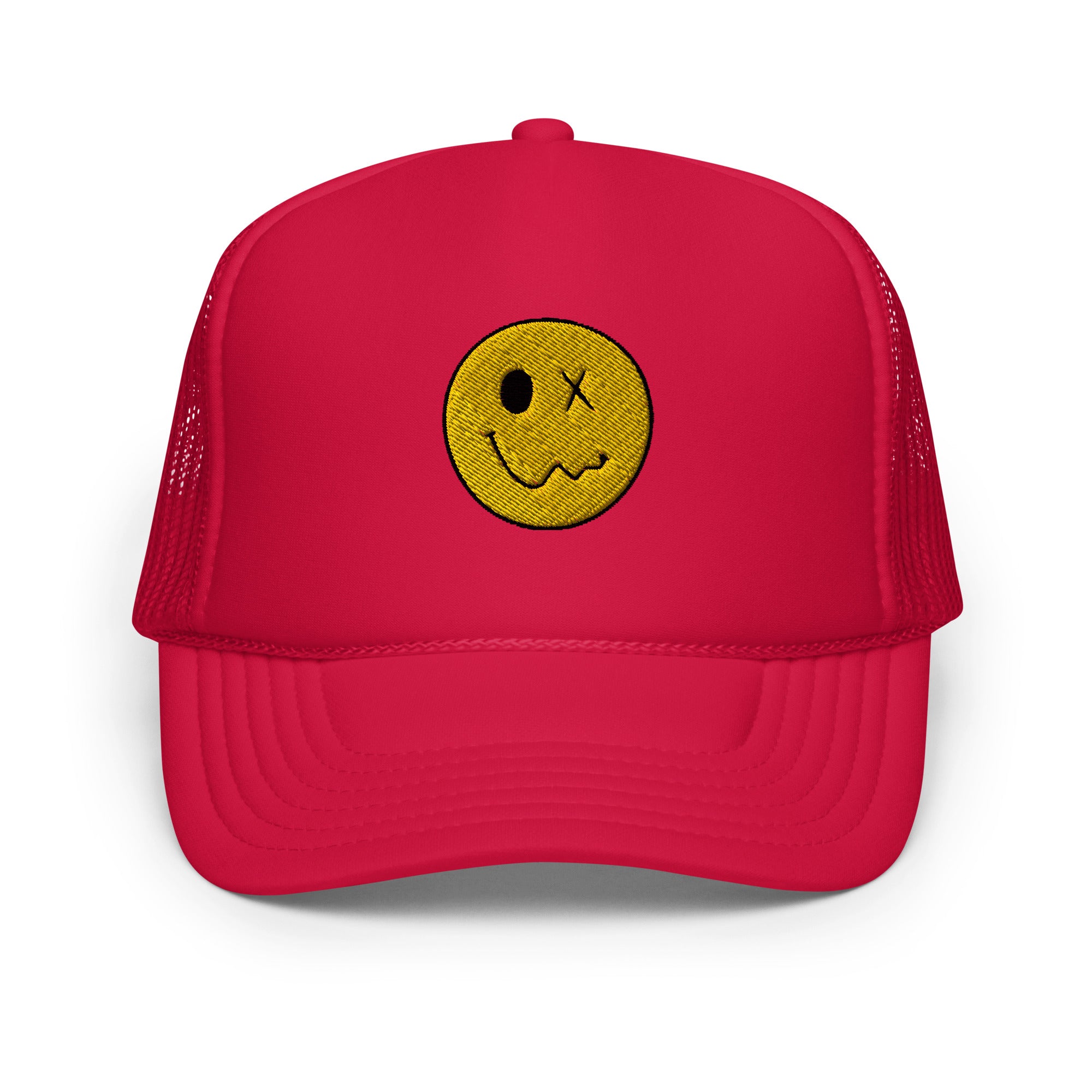 Stoner Happy Face Foam Trucker Hat