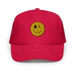 Stoner Happy Face Foam Trucker Hat