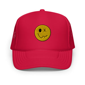 Stoner Happy Face Foam Trucker Hat