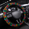 Abstract Stoner Art Steering Wheel Cover