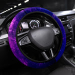 Purple Cosmic Galaxy Steering Wheel Cover